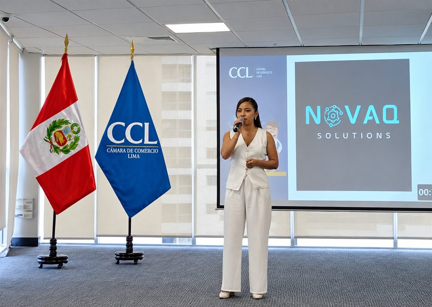 Presentación de Novaq Solutions en la Cámara de Comercio de Lima